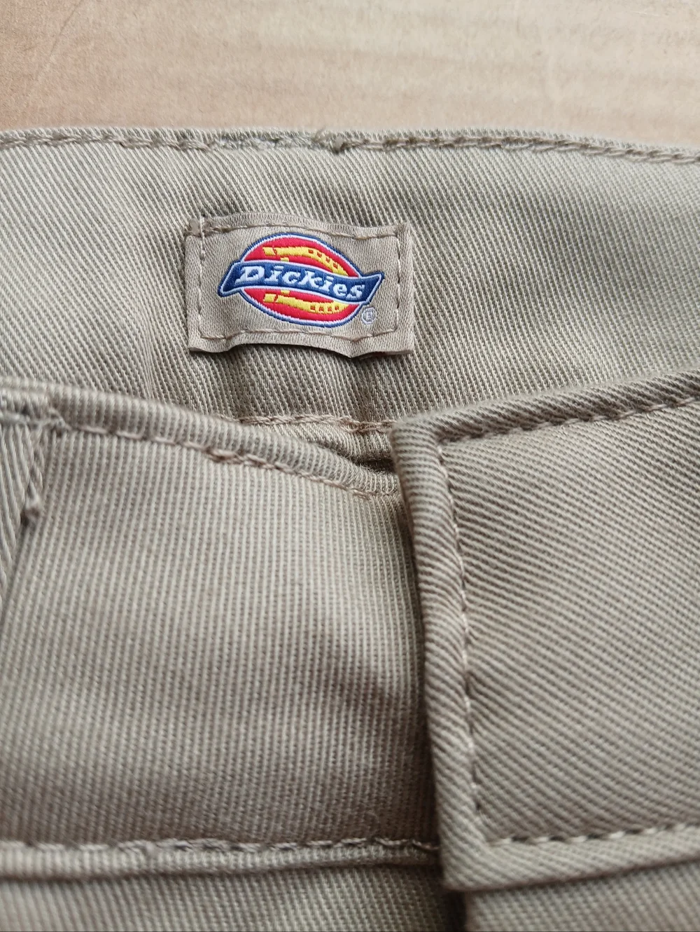 Dickies Women's Size 27 Khaki Straight-Leg Work Chinos